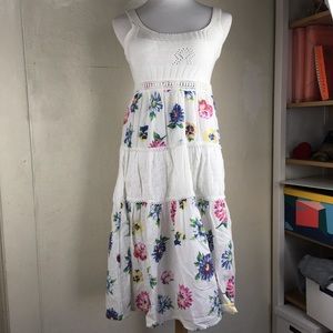 Summer Floral Knit Dress